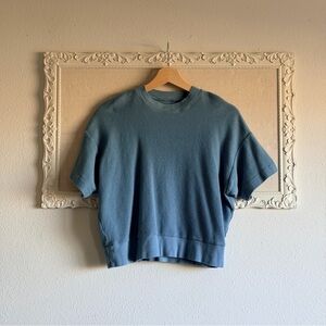 Madewell Waffle Knit Short Sleeve Top